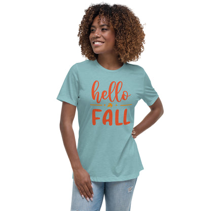 Hello Fall Women's Relaxed T-Shirt