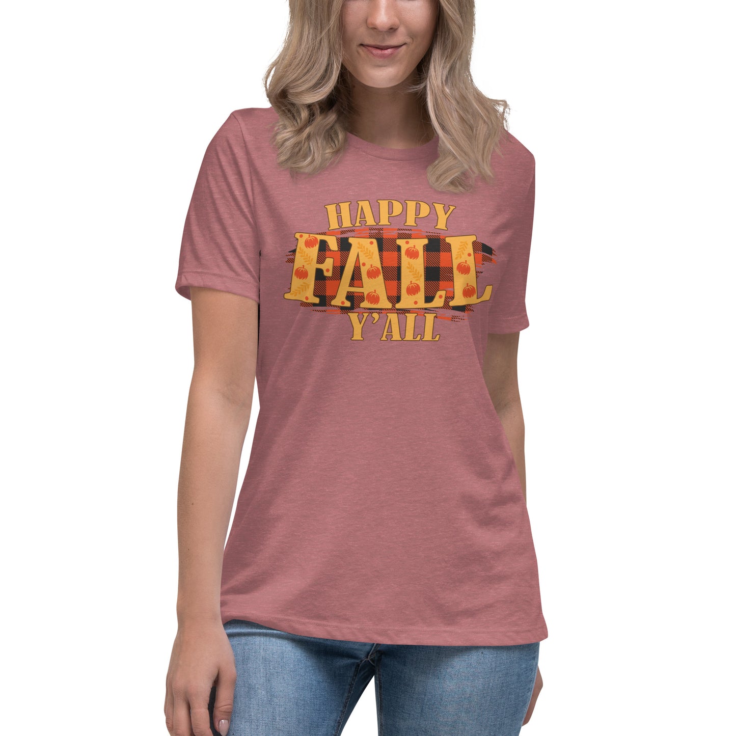 Happy Fall Y'all Women's Relaxed T-Shirt