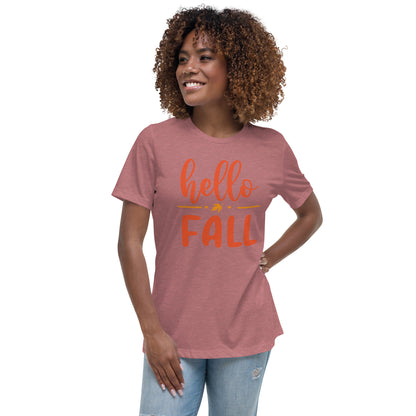 Hello Fall Women's Relaxed T-Shirt