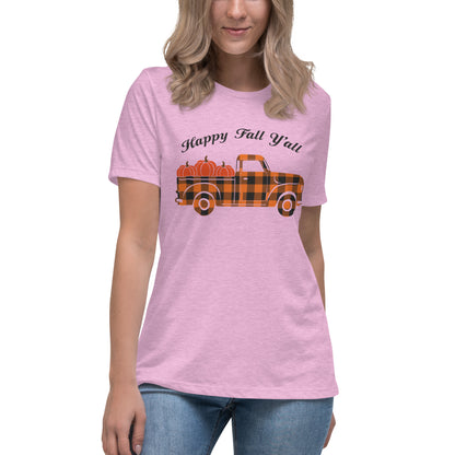 Happy Fall Y'all Women's Relaxed T-Shirt