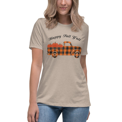 Happy Fall Y'all Women's Relaxed T-Shirt