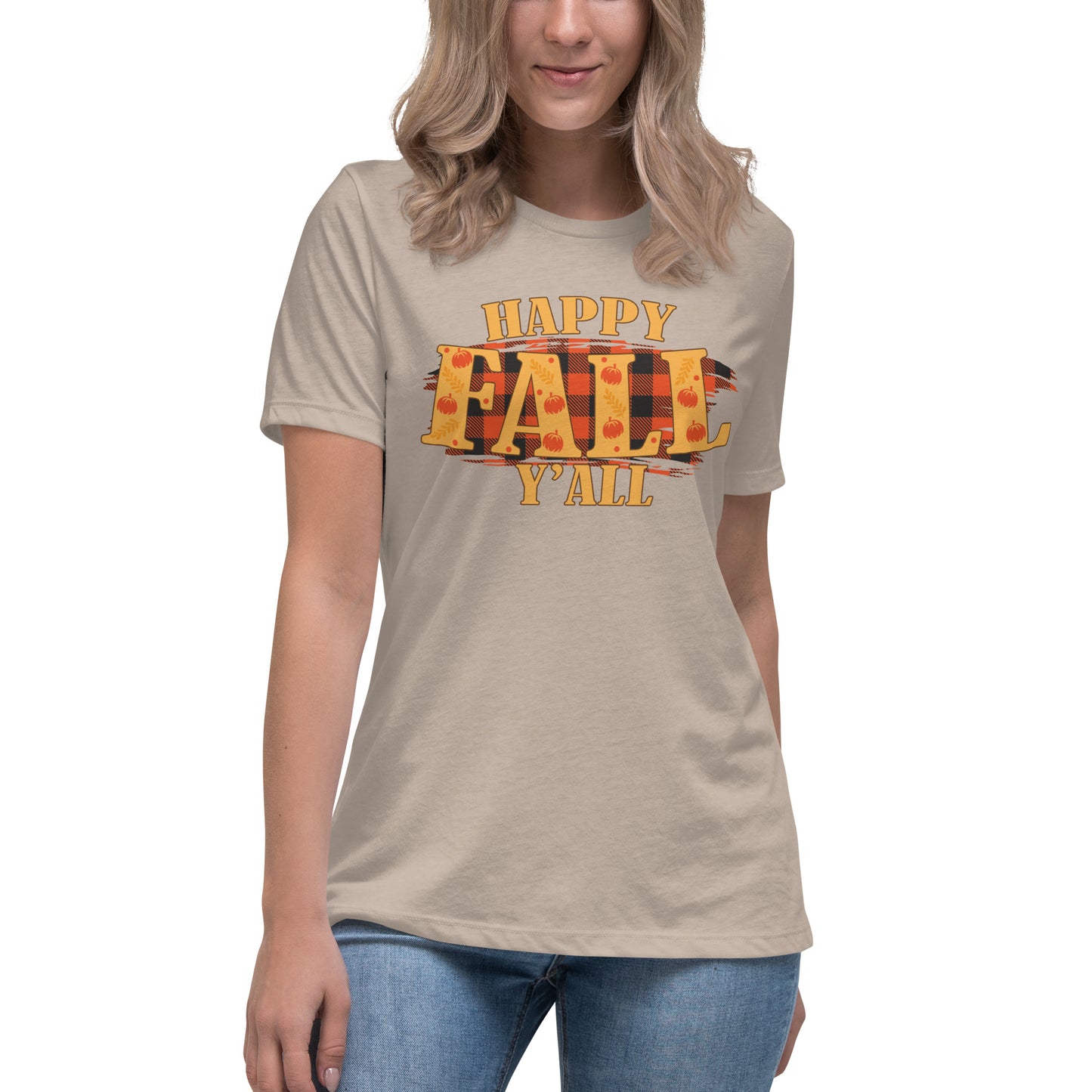 Happy Fall Y'all Women's Relaxed T-Shirt