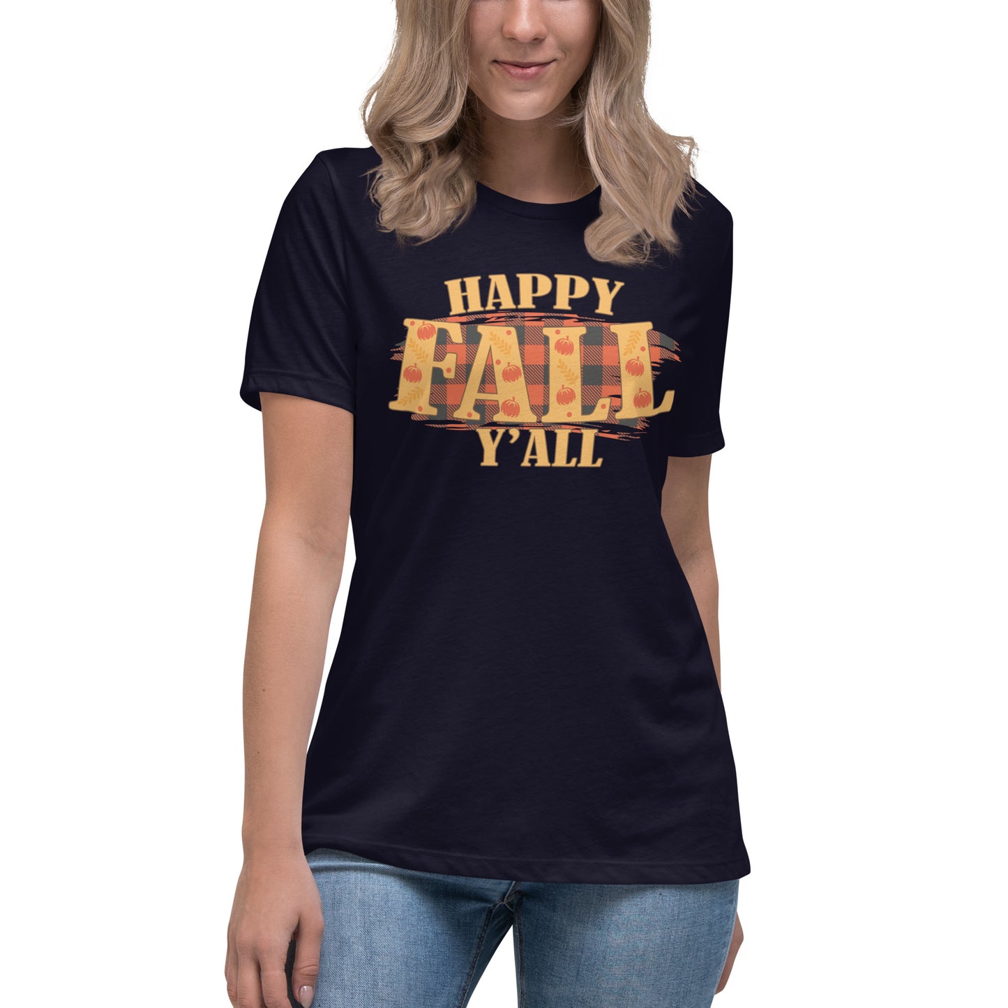 Happy Fall Y'all Women's Relaxed T-Shirt