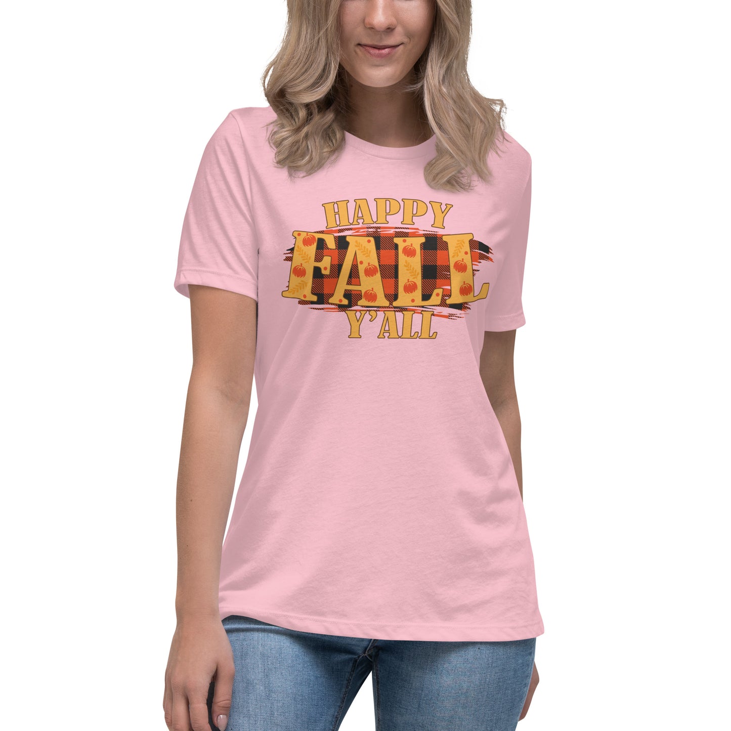 Happy Fall Y'all Women's Relaxed T-Shirt