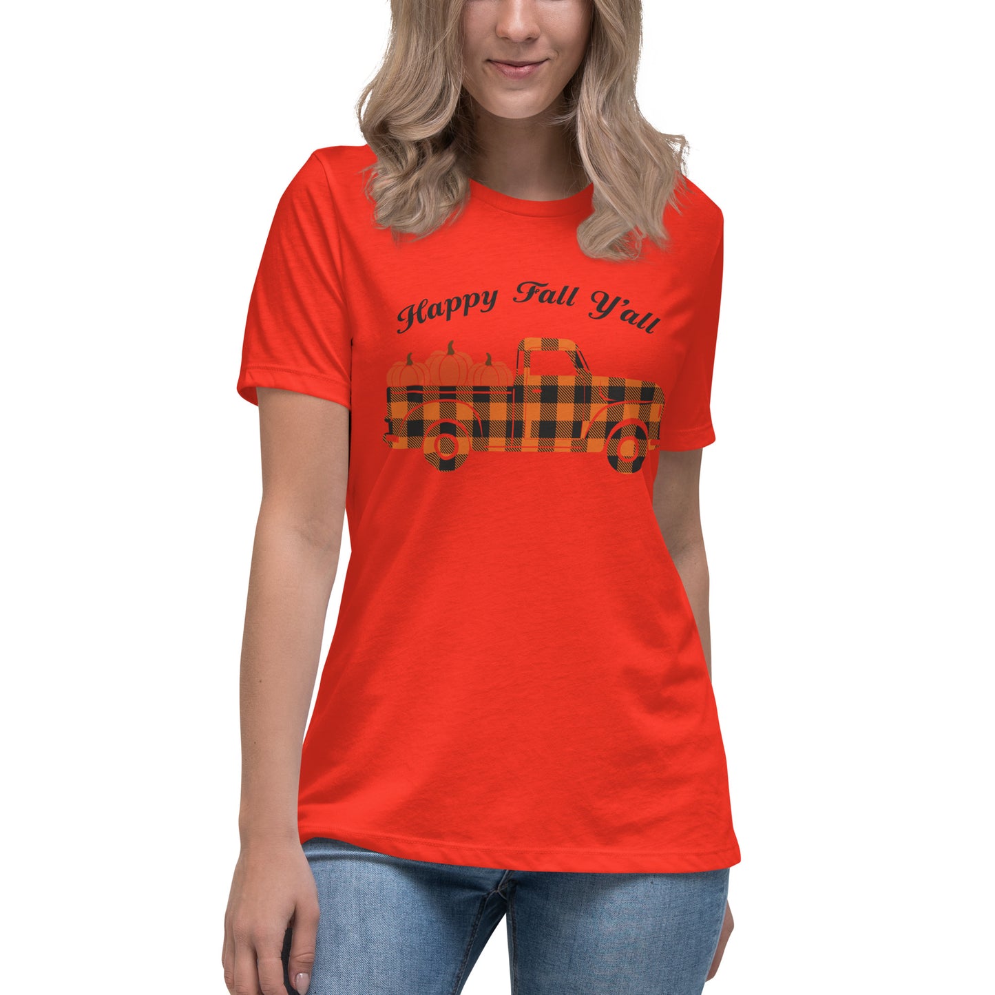 Happy Fall Y'all Women's Relaxed T-Shirt