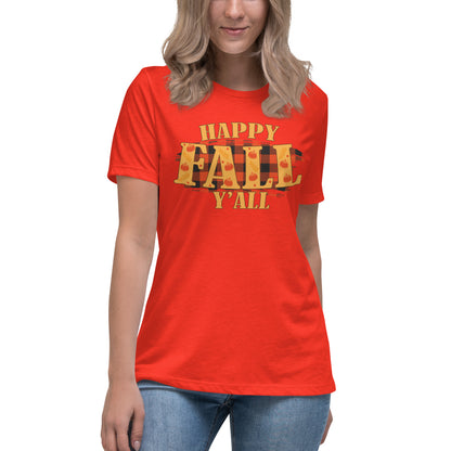 Happy Fall Y'all Women's Relaxed T-Shirt